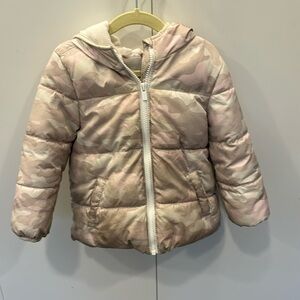Pink Camo puffer jacket Old Navy 3T